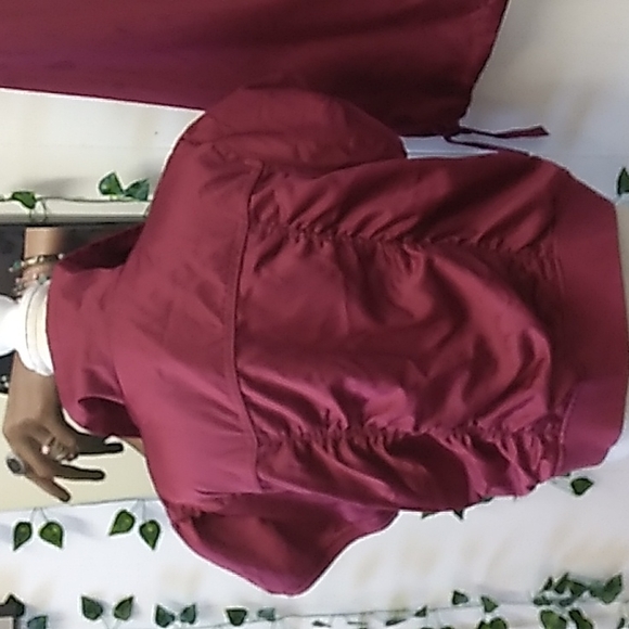 AMAZING!!! SHARP ASHLEY STEWART SZ 16 TWO PIECE RASPBERRY SILK / POLY SET - Picture 5 of 13